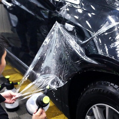色凯迪拉克XT 5选择车艺佳施工龙膜漆面保护膜