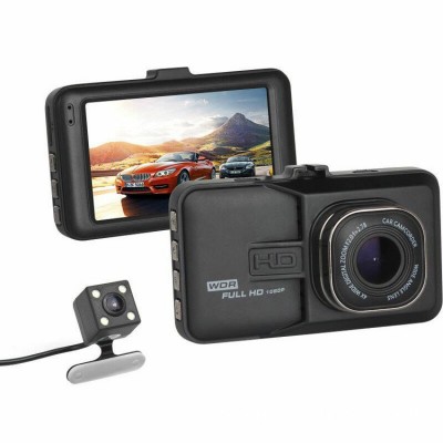汽车行车记录仪 高清1080P 3.0寸屏双镜头分离式行车记录仪