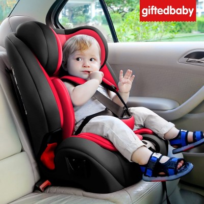 天才宝贝儿童安全座椅汽车用isofix/latch硬接口9个月-12岁宝宝3c
