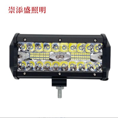 三排120W LED车灯 LED长条灯 越野车顶射灯