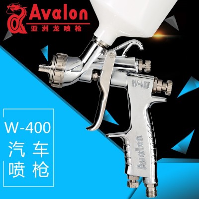 台湾亚洲龙W-400喷枪高雾化汽车喷漆枪上壶面漆喷枪气动油漆喷枪